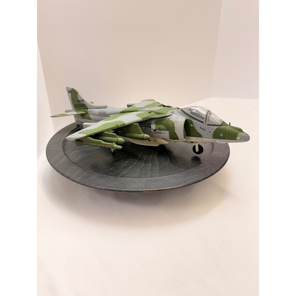 AV-8A Harrier‎ US Marines Diecast Model 158595 WH Camouflage V/STOL Jump Jet